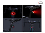 Ninja Taillight Raypal Lumigrids 6 Modes Warning Safety Turn Laser Tail Bike Led Light